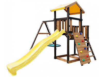 Детская игровая площадка Сорбет Шоколад с балкончиком 2